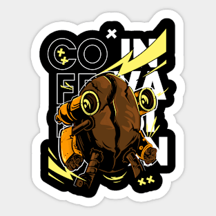 Coffee Invasion Sticker